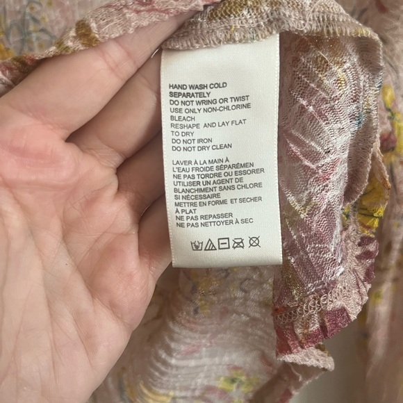 Free People Sheer Button-Up Women's Top - Picture 4 of 7